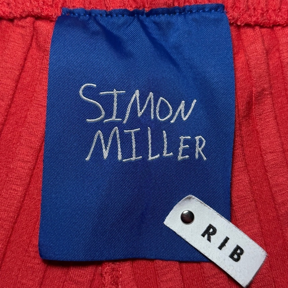 Simon Miller Rib Cyrene Pant in Retro Red - Picture 3 of 6